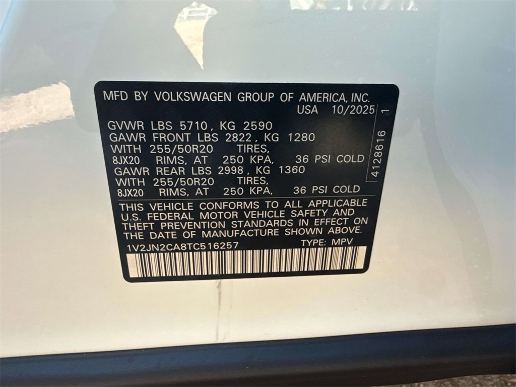 New 2026 Volkswagen Atlas SE image 28