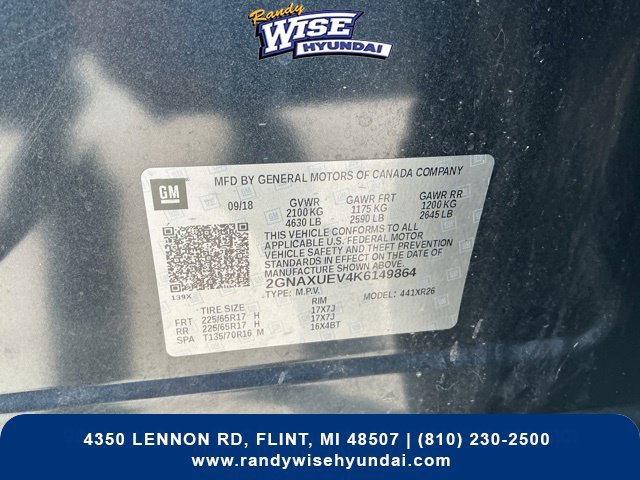 Used 2019 Chevrolet Equinox LT AWD/4WD image 33