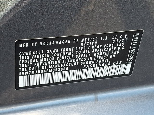 Certified 2023 Volkswagen Jetta SE w/ Panoramic Sunroof Package FWD image 33