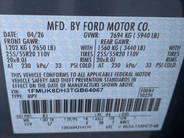 New 2026 Ford Explorer Active w/ Active Comfort Package AWD/4WD image 19