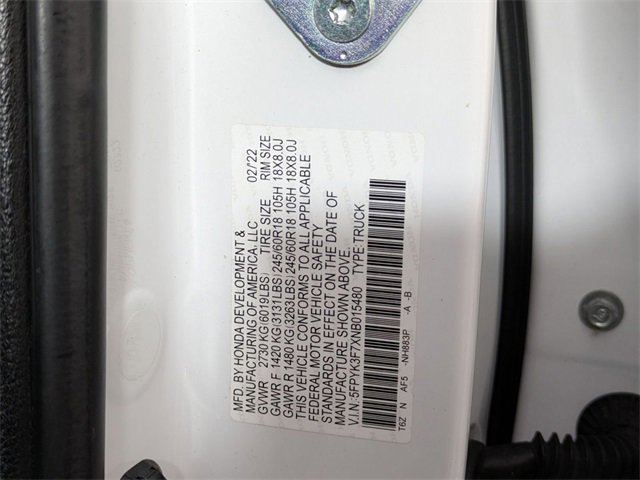 Used 2022 Honda Ridgeline RTL-E image 35