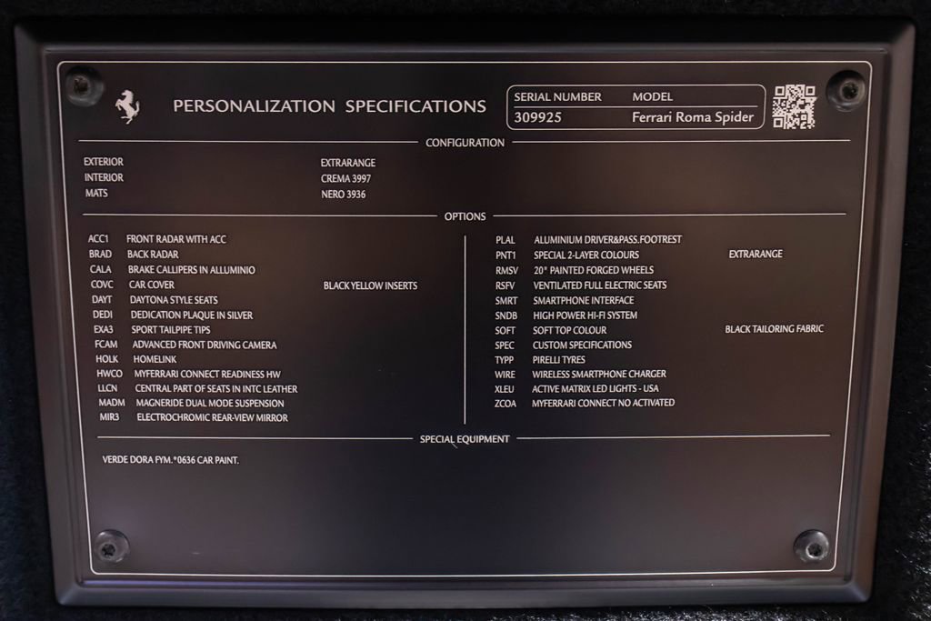 Certified 2024 Ferrari Roma Spider RWD image 59