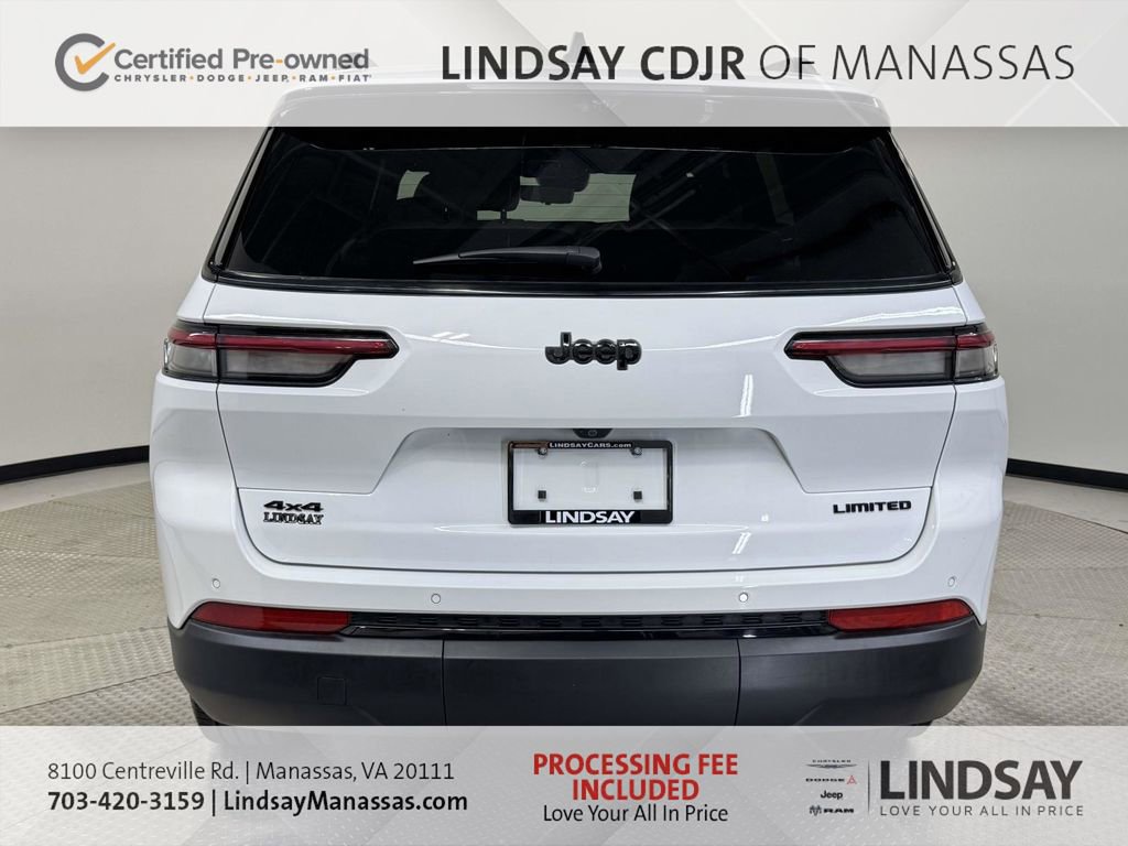 Certified 2025 Jeep Grand Cherokee L Limited w/ Luxury Tech Group II AWD/4WD image 8