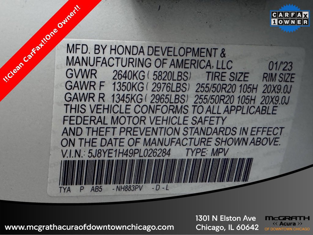 Used 2023 Acura MDX SH-AWD w/ Technology Package image 11