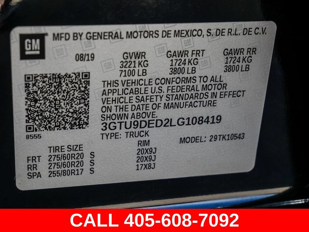 Used 2020 GMC Sierra 1500 SLT w/ SLT Premium Plus Package AWD/4WD image 46