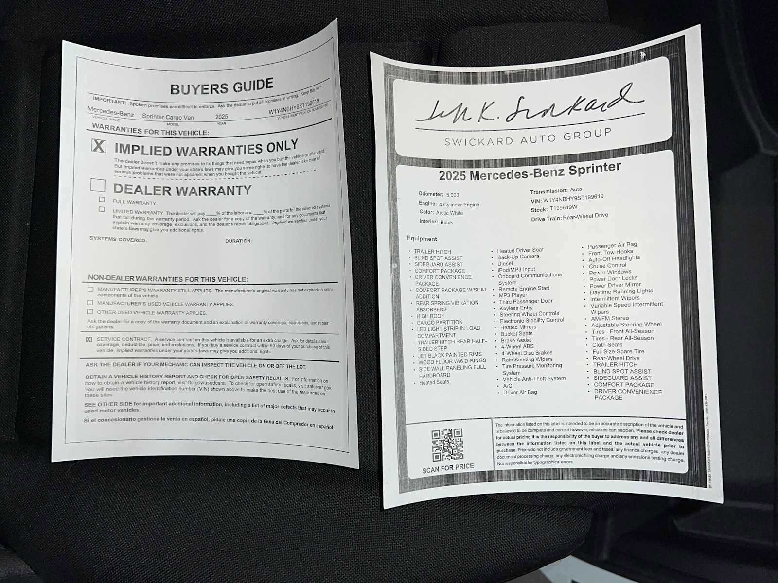 Used 2025 Mercedes-Benz Sprinter 2500 image 32