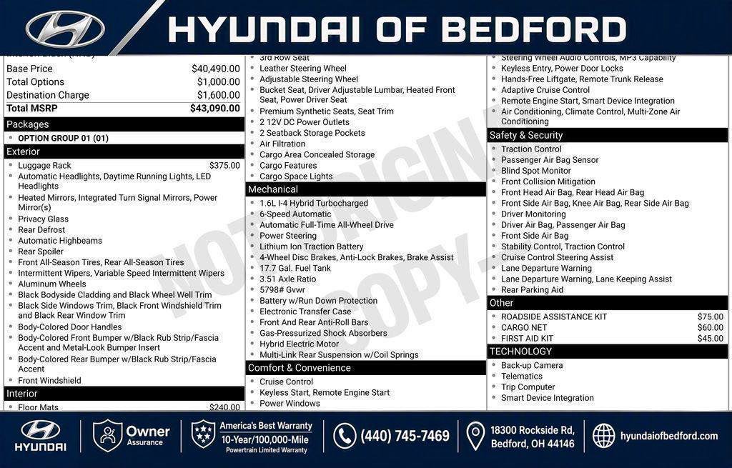 New 2026 Hyundai Santa Fe SEL AWD/4WD image 32