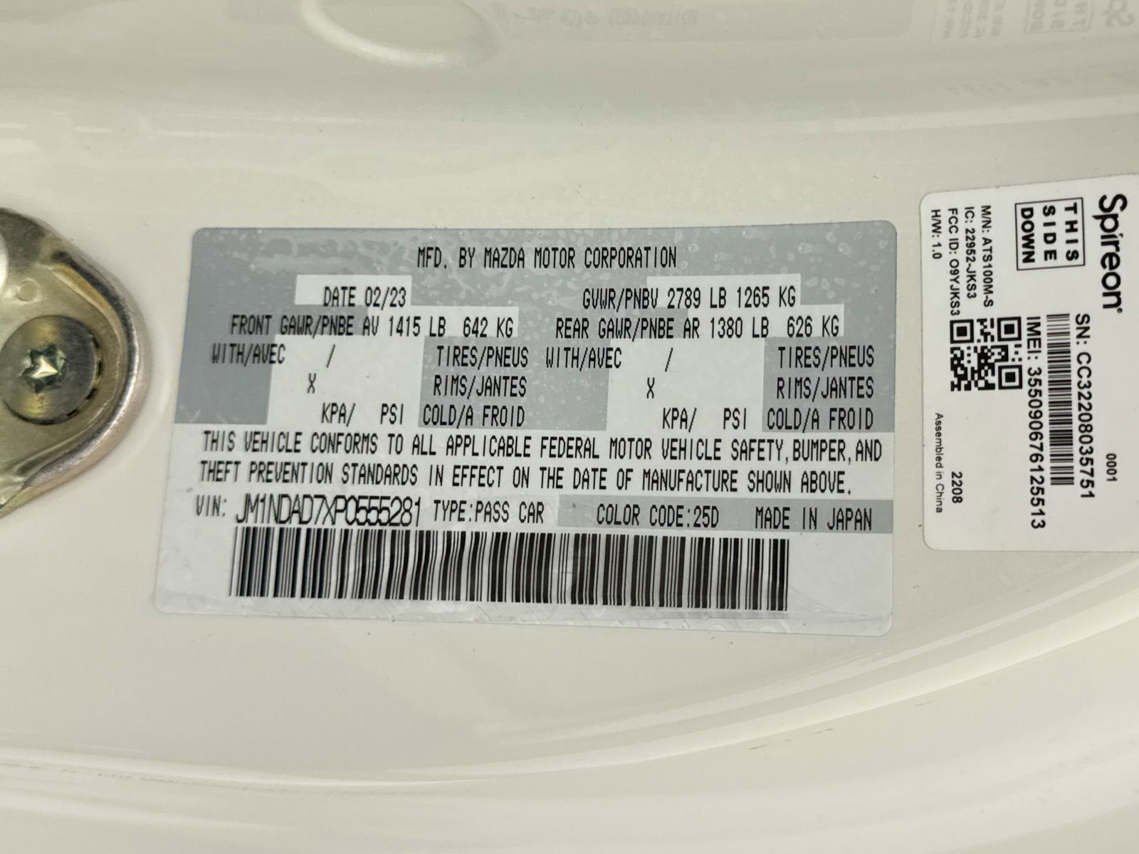 Used 2023 MAZDA MX-5 Miata Grand Touring w/ Weather Package image 37