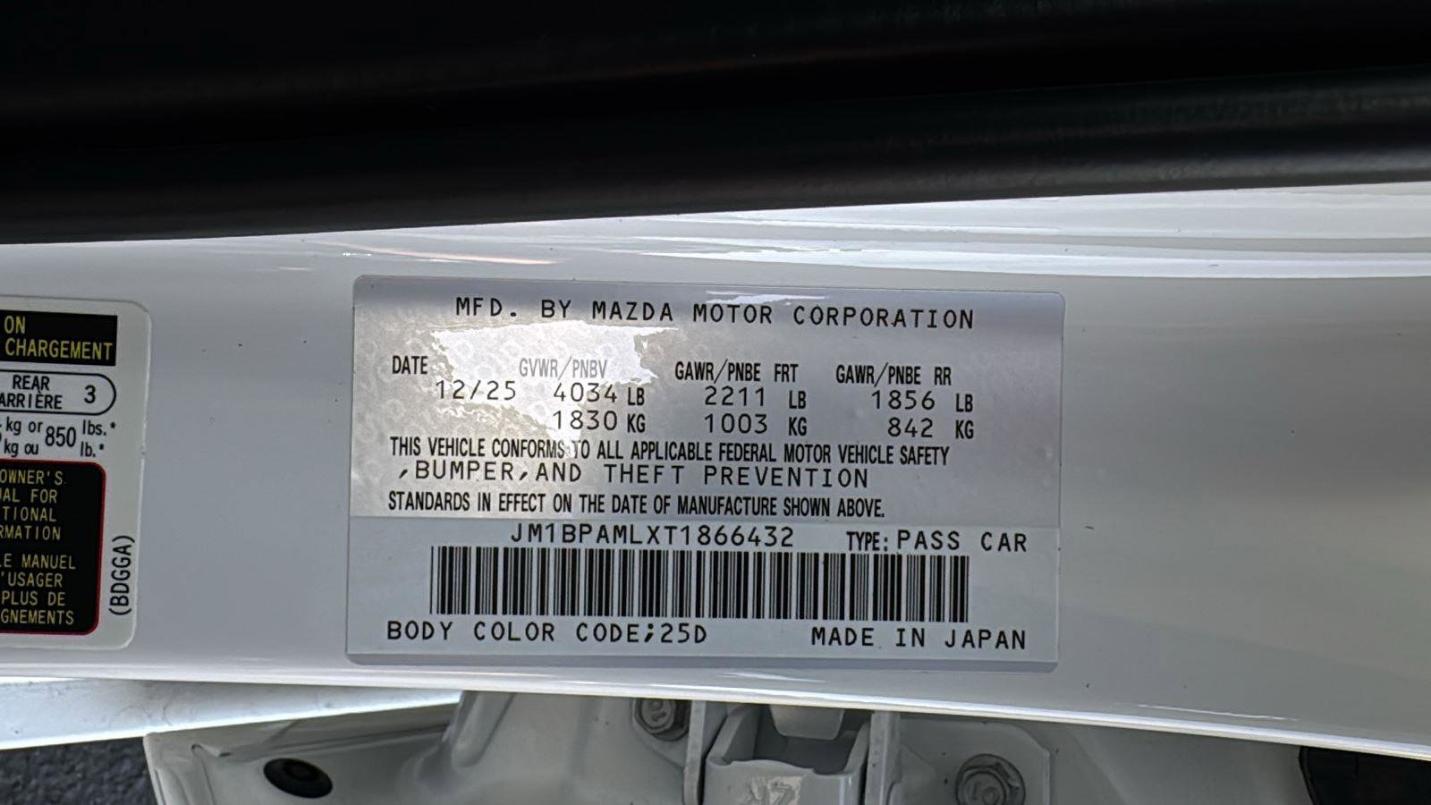 New 2026 MAZDA MAZDA3 2.5 S Hatchback w/ Premium Pkg image 21