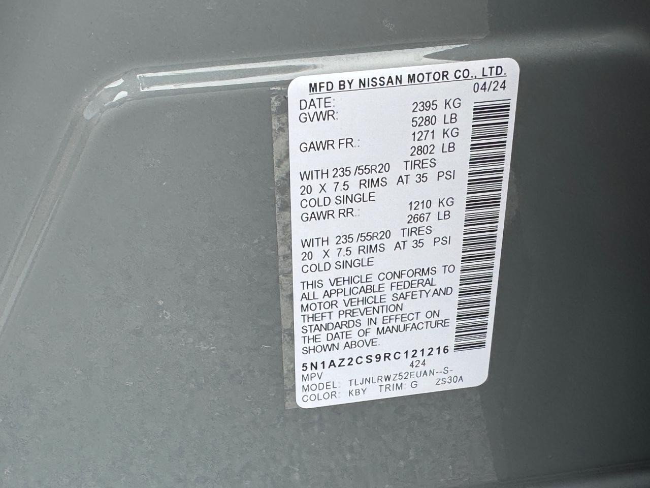 Used 2024 Nissan Murano SL AWD/4WD image 29
