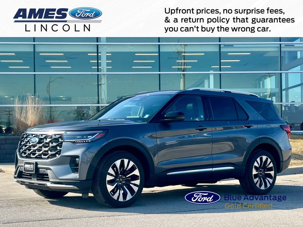 Certified 2025 Ford Explorer Platinum w/ LUX Leather Package image 1