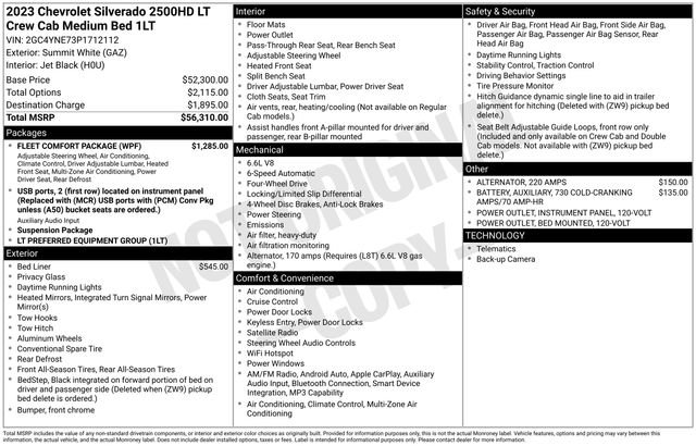 Used 2023 Chevrolet Silverado 2500 LT w/ Fleet Comfort Package AWD/4WD image 4