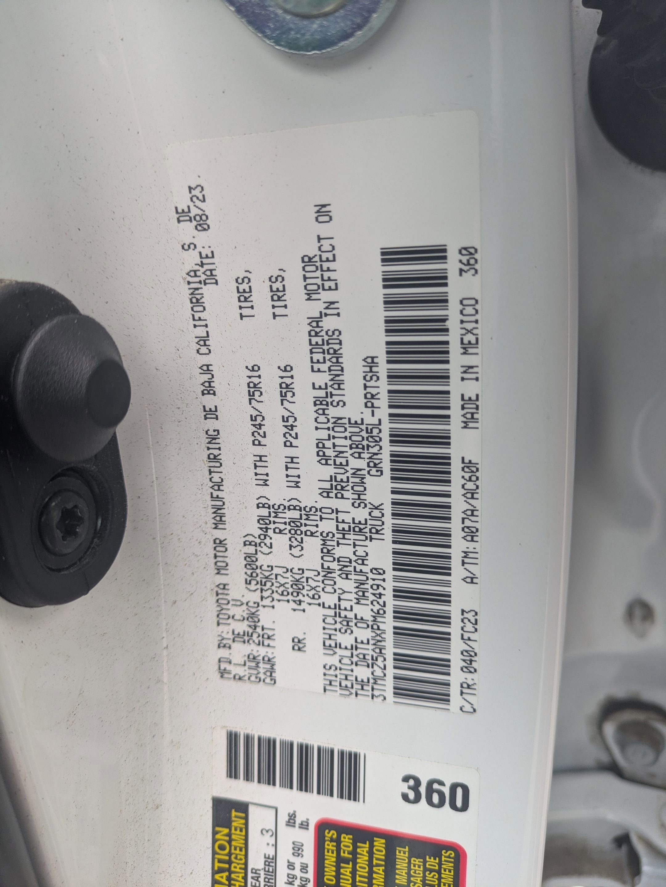 Used 2023 Toyota Tacoma SR5 image 31