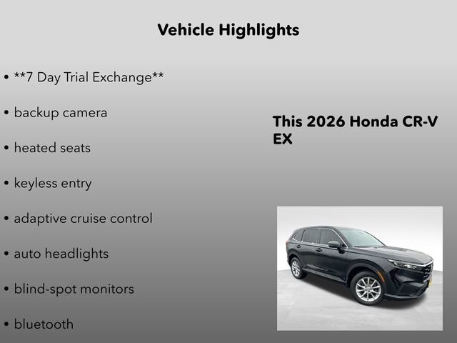 New 2026 Honda CR-V EX image 5