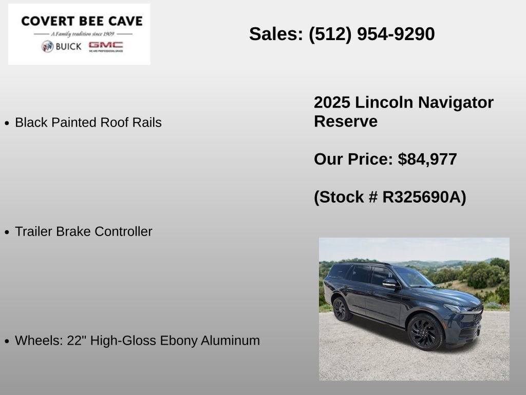 Used 2025 Lincoln Navigator Reserve w/ Jet Appearance Package AWD/4WD image 24