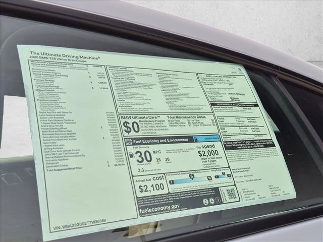 New 2026 BMW 228i xDrive w/ Technology Package AWD/4WD image 18