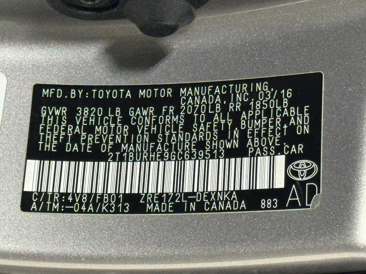 Used 2016 Toyota Corolla LE image 65