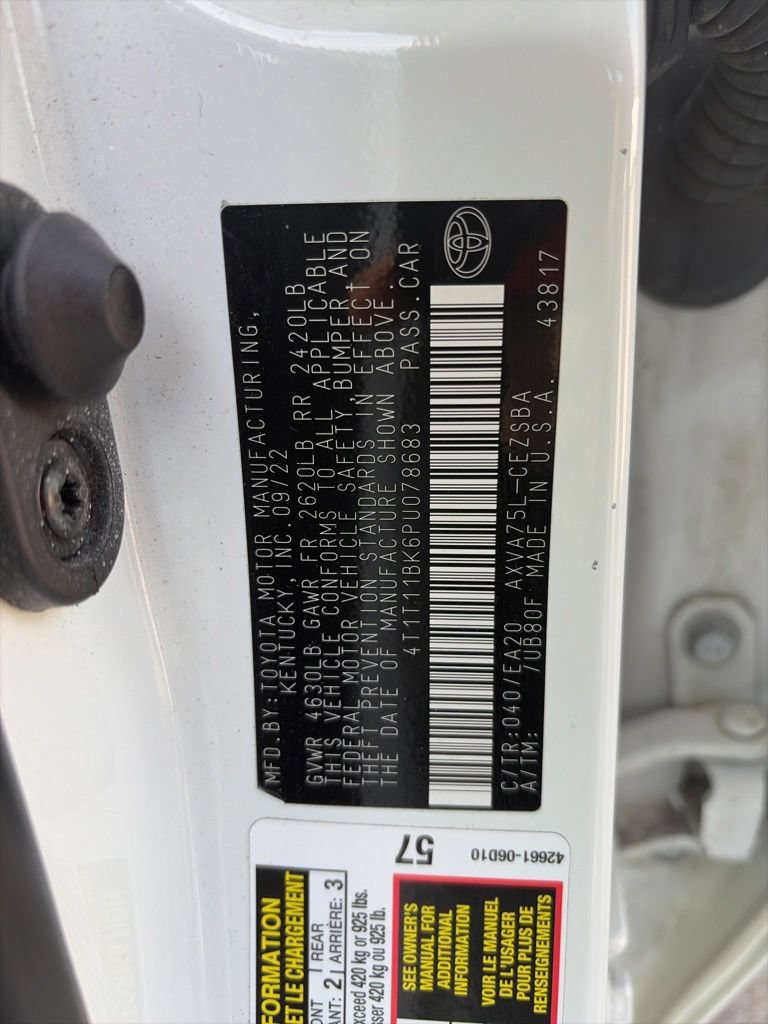 Used 2023 Toyota Camry SE w/ Cold Weather Package AWD/4WD image 36