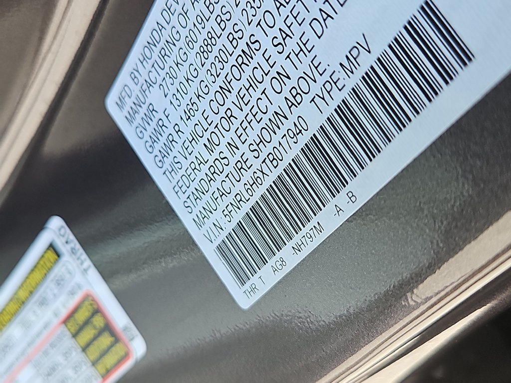 Certified 2026 Honda Odyssey EX-L image 14