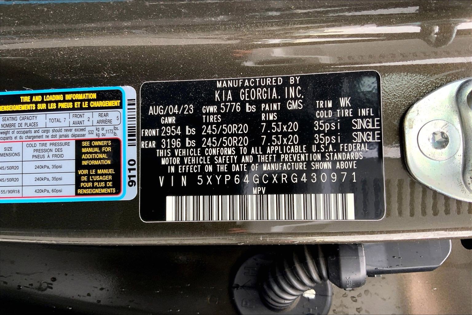 Used 2024 Kia Telluride S w/ S Sunroof Package FWD image 34