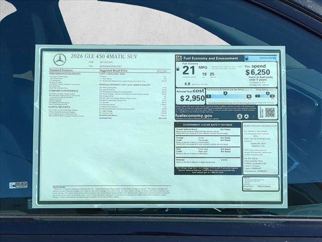New 2026 Mercedes-Benz GLE 450 4MATIC image 18