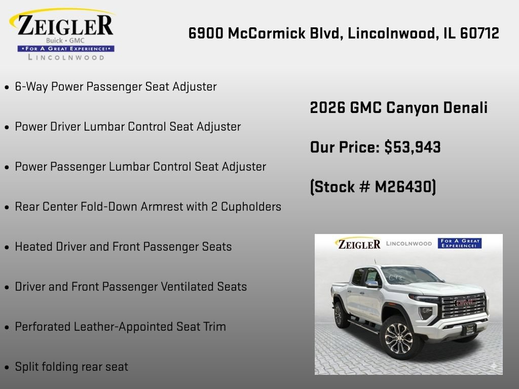 New 2026 GMC Canyon Denali AWD/4WD image 35