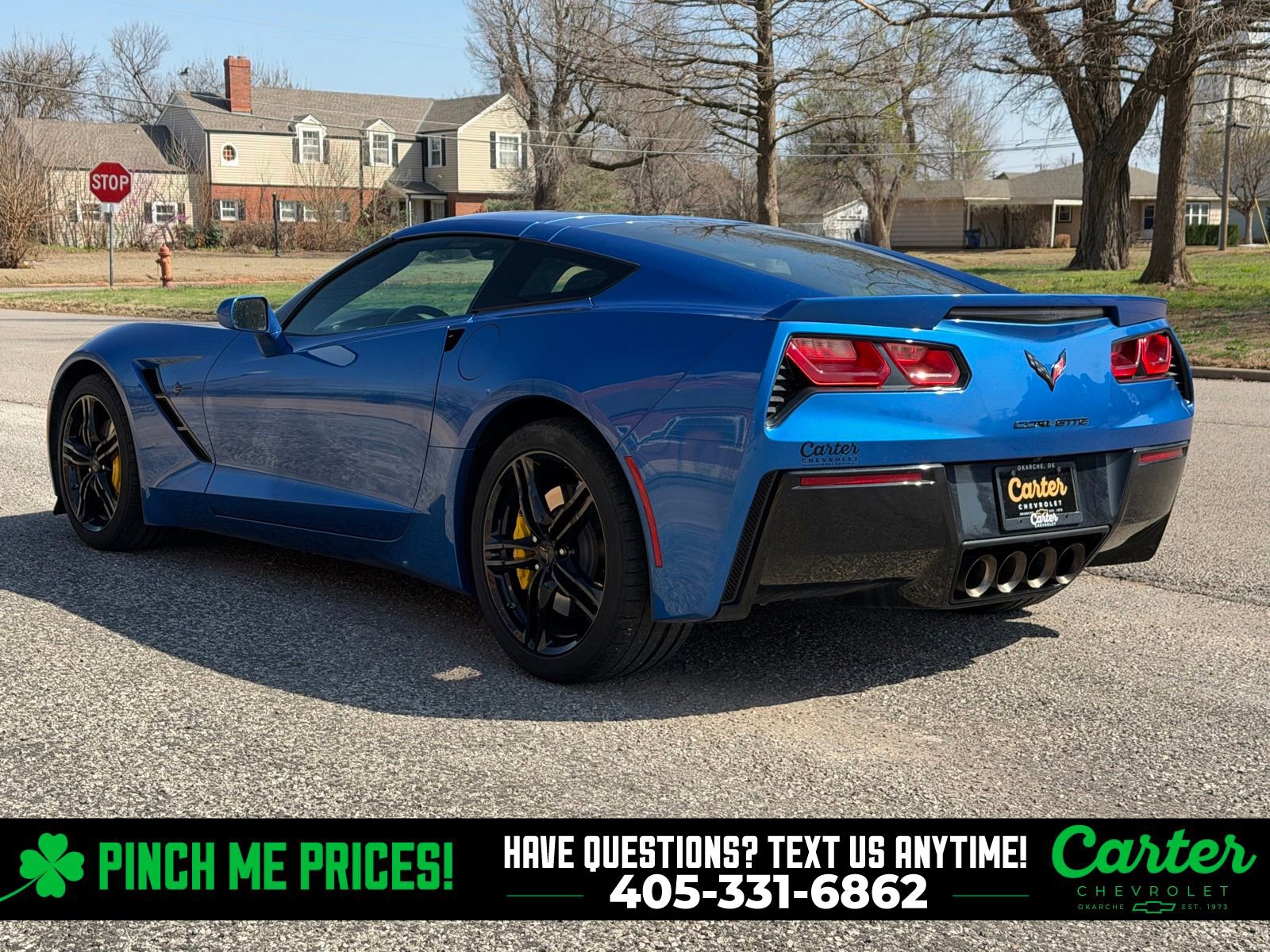 Used 2016 Chevrolet Corvette Stingray Coupe w/ Carbon Flash Badge Package image 8