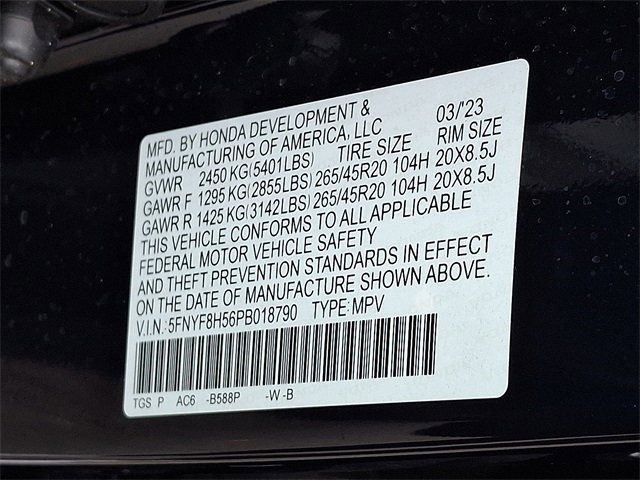 Certified 2023 Honda Passport EX-L image 24