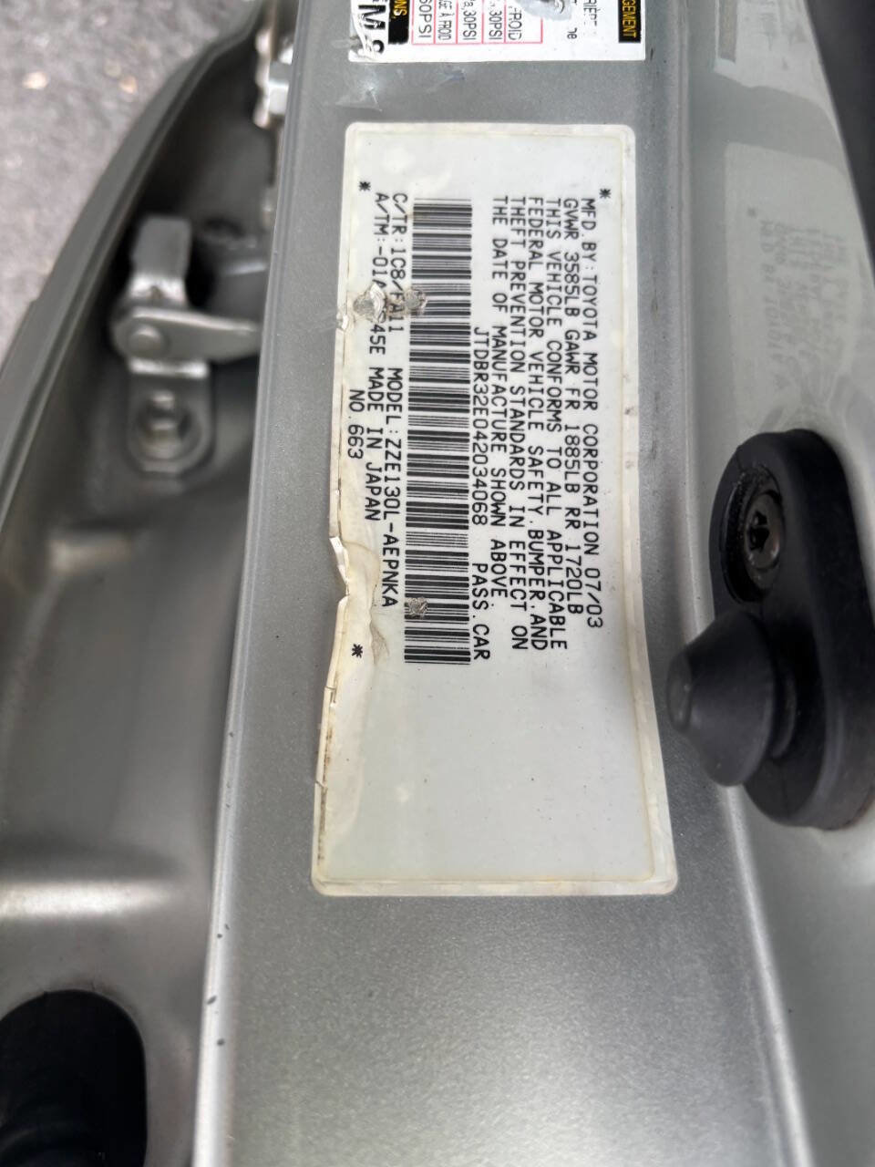 Used 2004 Toyota Corolla CE image 13