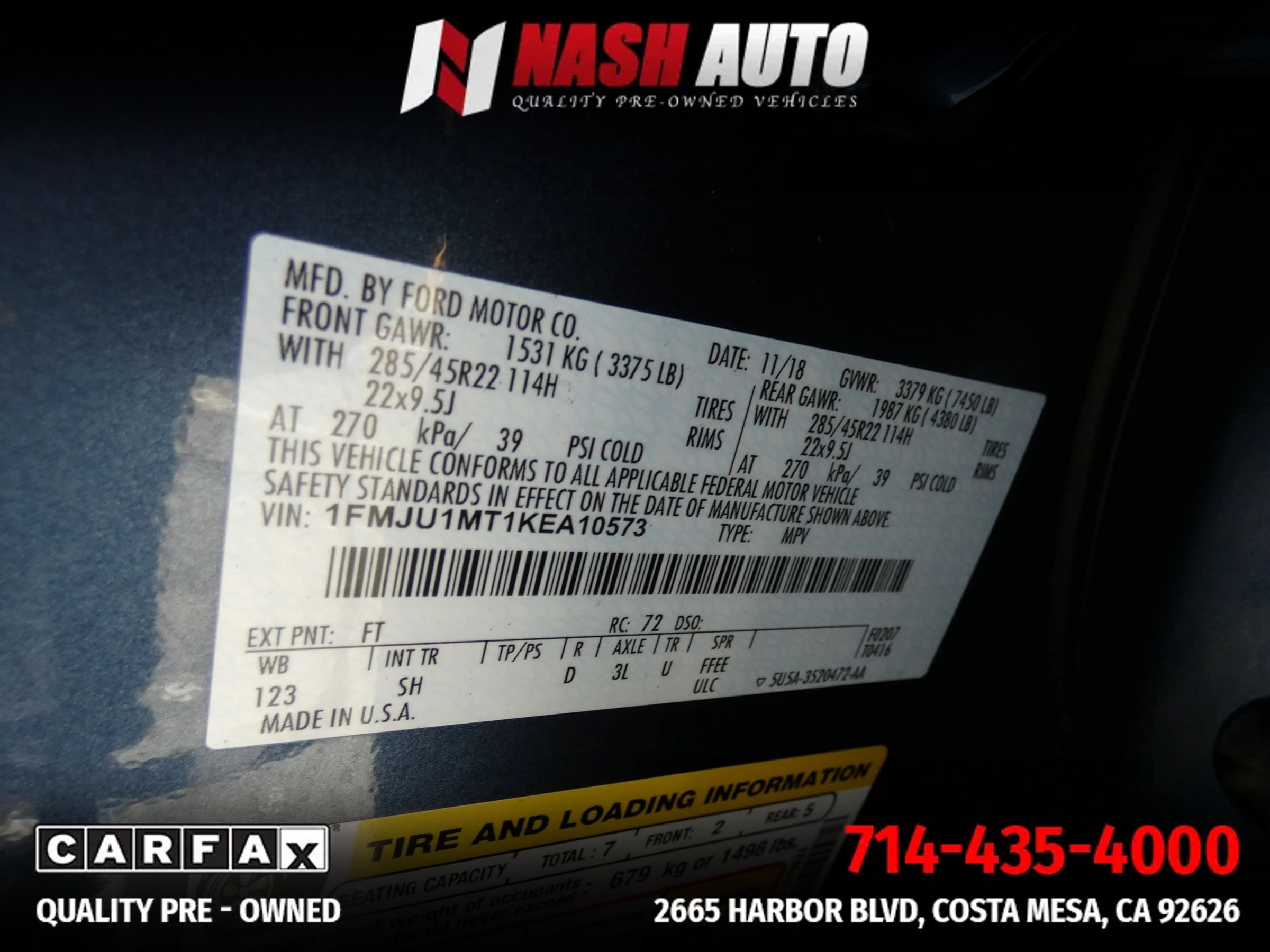 Used 2019 Ford Expedition Platinum AWD/4WD image 89
