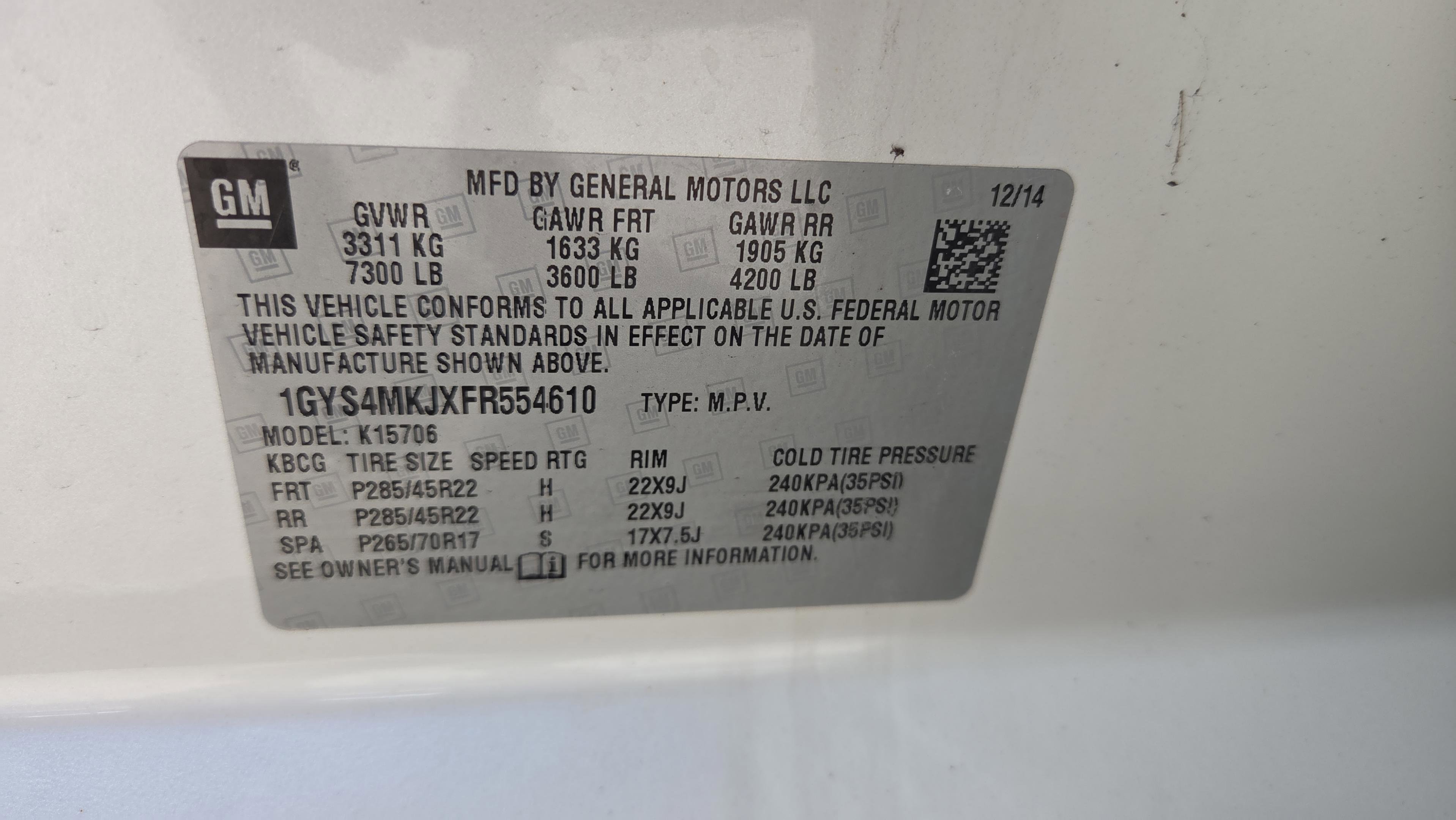 Used 2015 Cadillac Escalade Luxury image 19