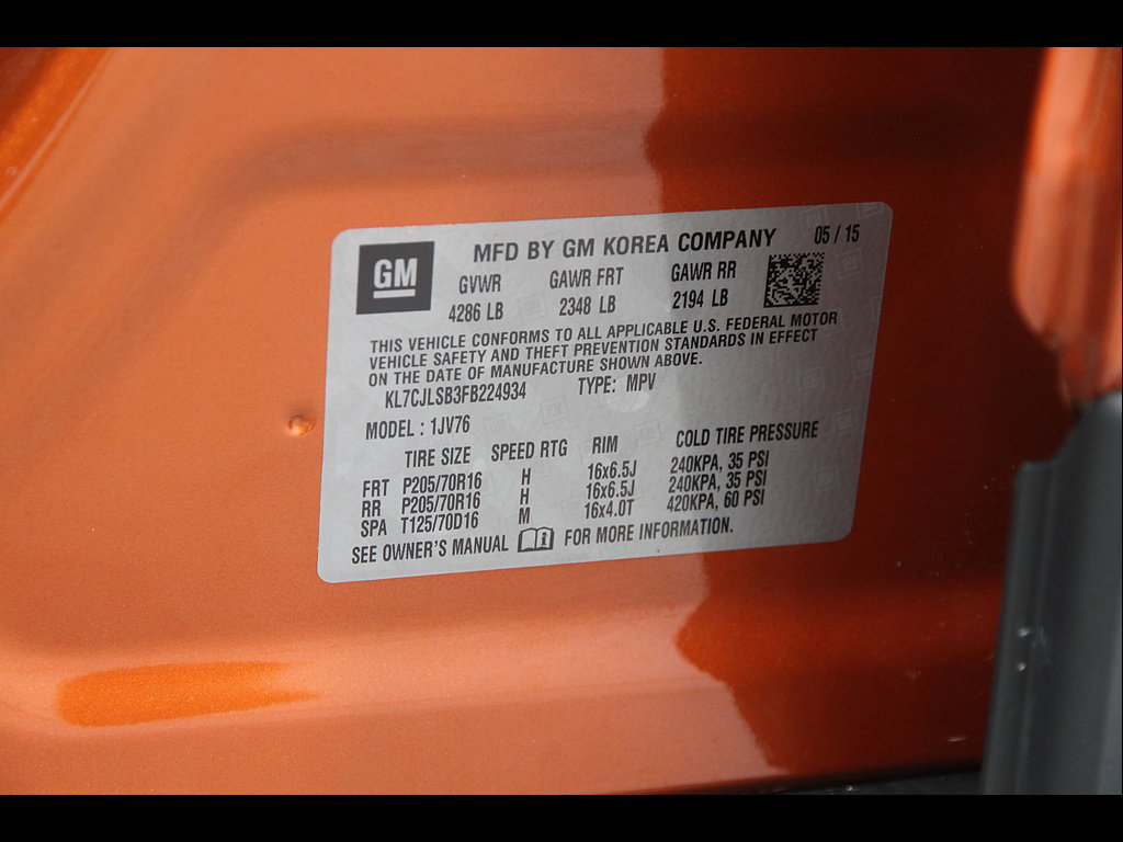 Used 2015 Chevrolet Trax LT w/ LT Plus Package FWD image 20