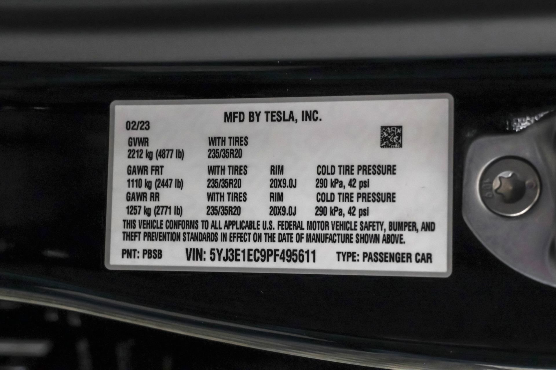 Used 2023 Tesla Model 3 Performance image 48