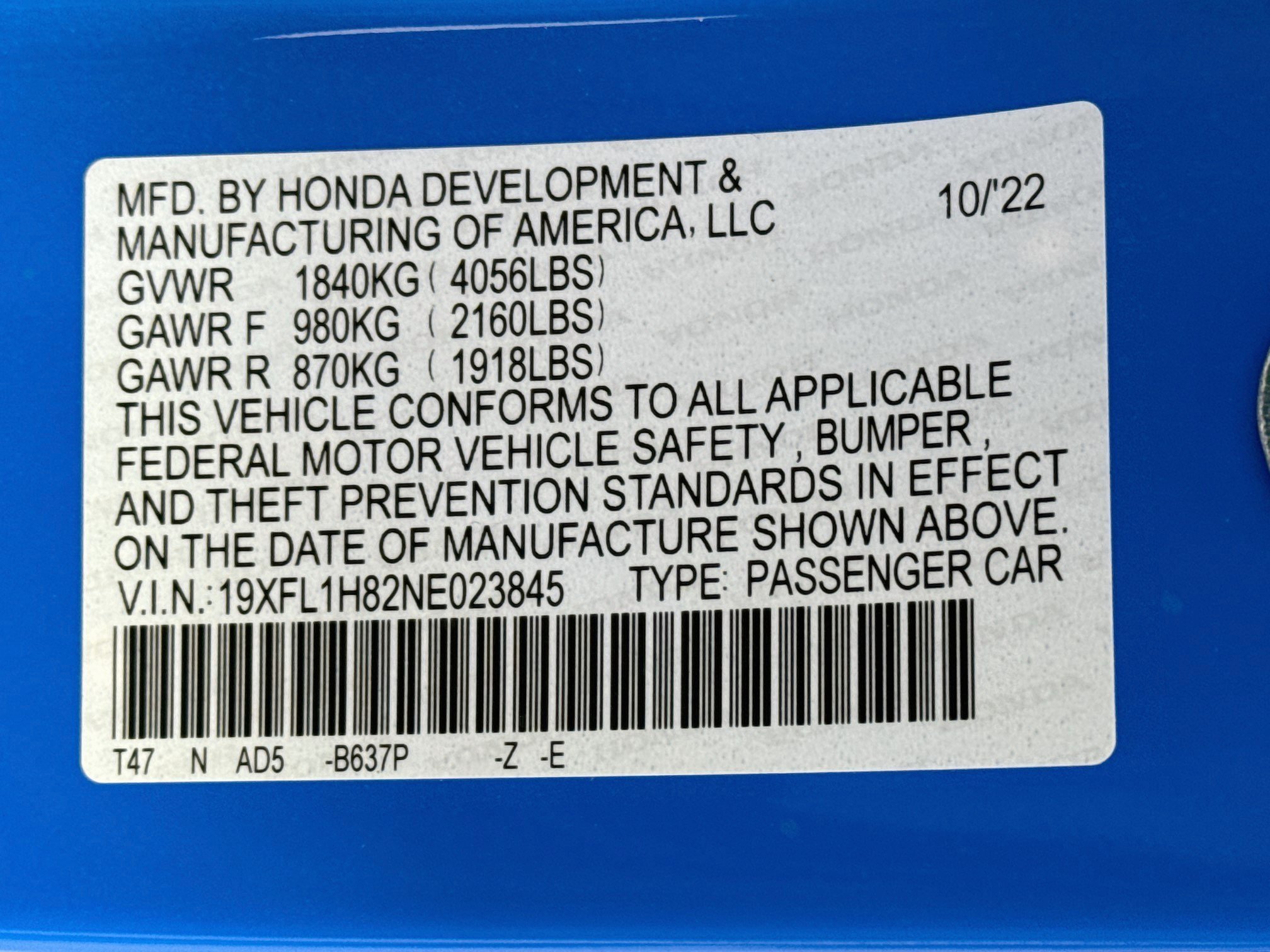 Used 2022 Honda Civic Sport Touring image 35