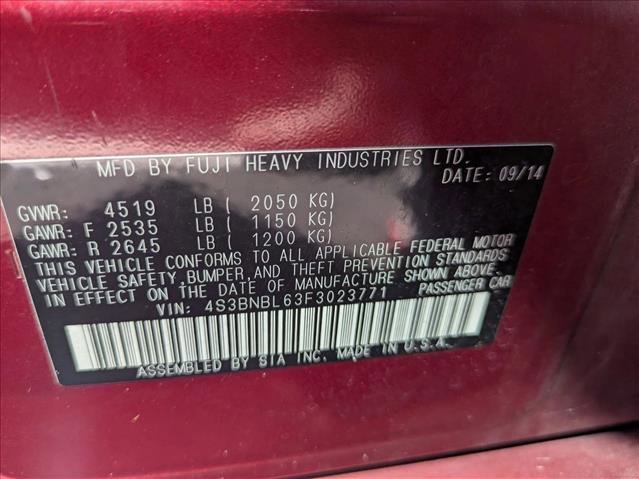 Used 2015 Subaru Legacy 2.5i Limited image 24