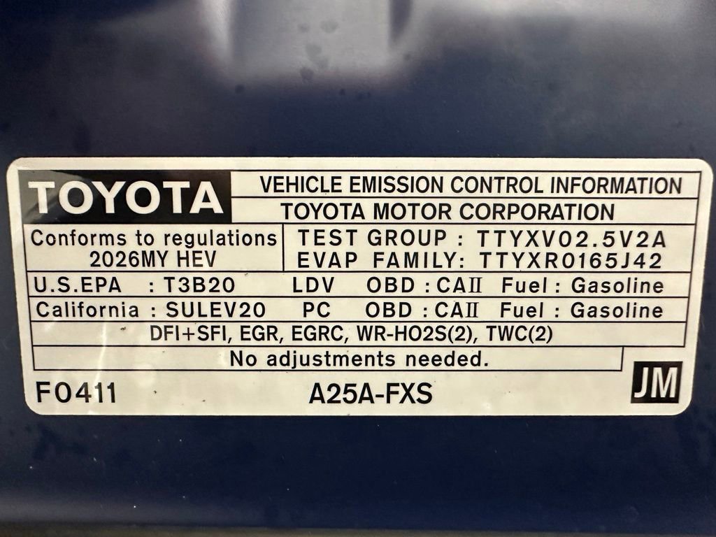 Used 2026 Toyota Camry LE FWD image 70