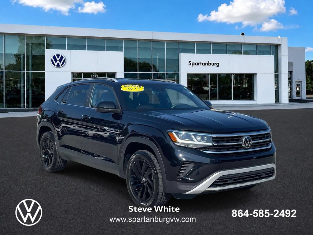 Certified 2022 Volkswagen Atlas Cross Sport SE FWD video 1