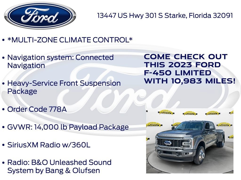 Certified 2023 Ford F450 Limited AWD/4WD image 22