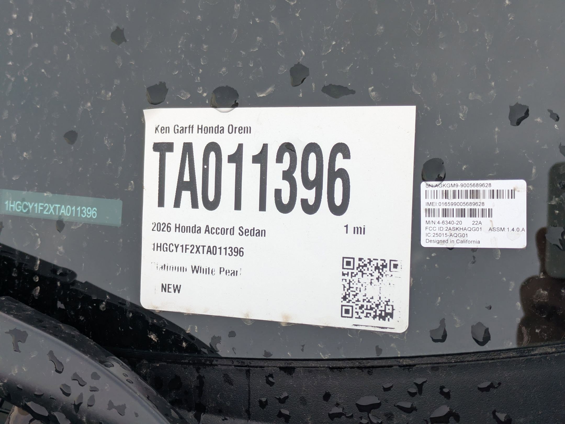 New 2026 Honda Accord LX image 16