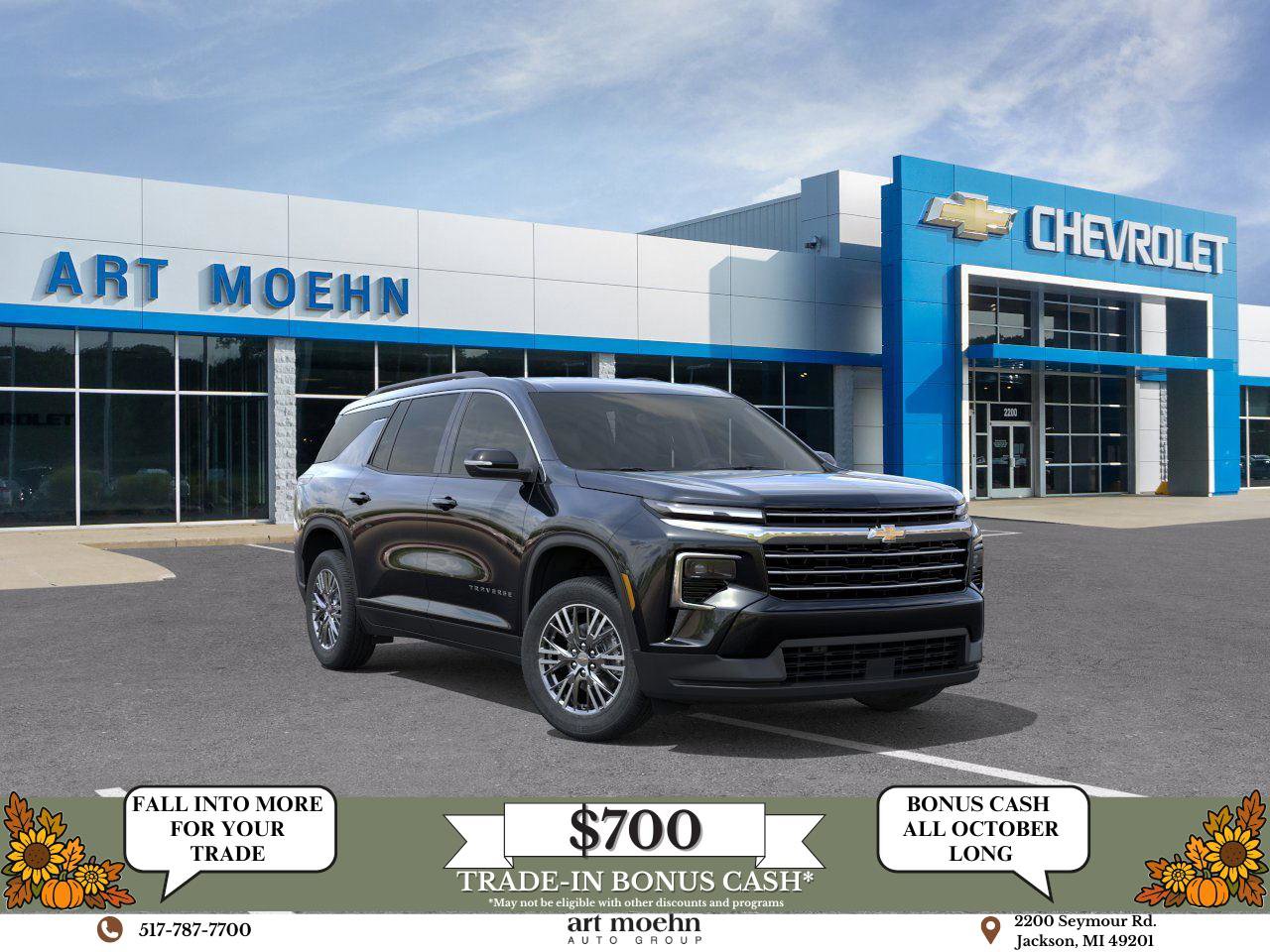 New 2026 Chevrolet Traverse LT w/ LPO, Floor Liner Package