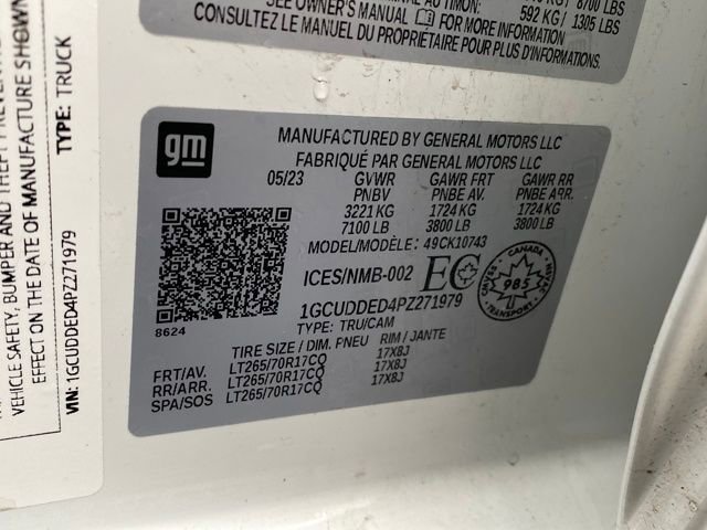 Certified 2023 Chevrolet Silverado 1500 LT w/ Work Truck Package image 24