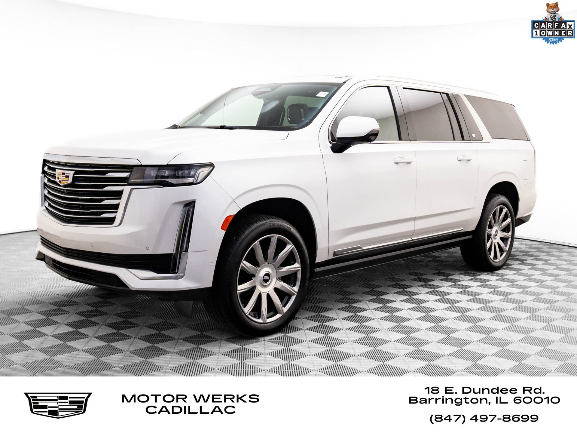 Certified 2024 Cadillac Escalade ESV Premium Luxury Platinum w/ Heavy-Duty Trailer Package