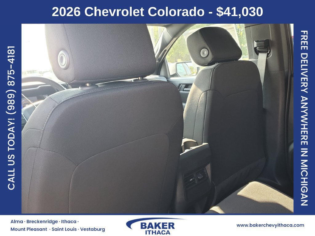 New 2026 Chevrolet Colorado W/T w/ WT Custom Package AWD/4WD image 28