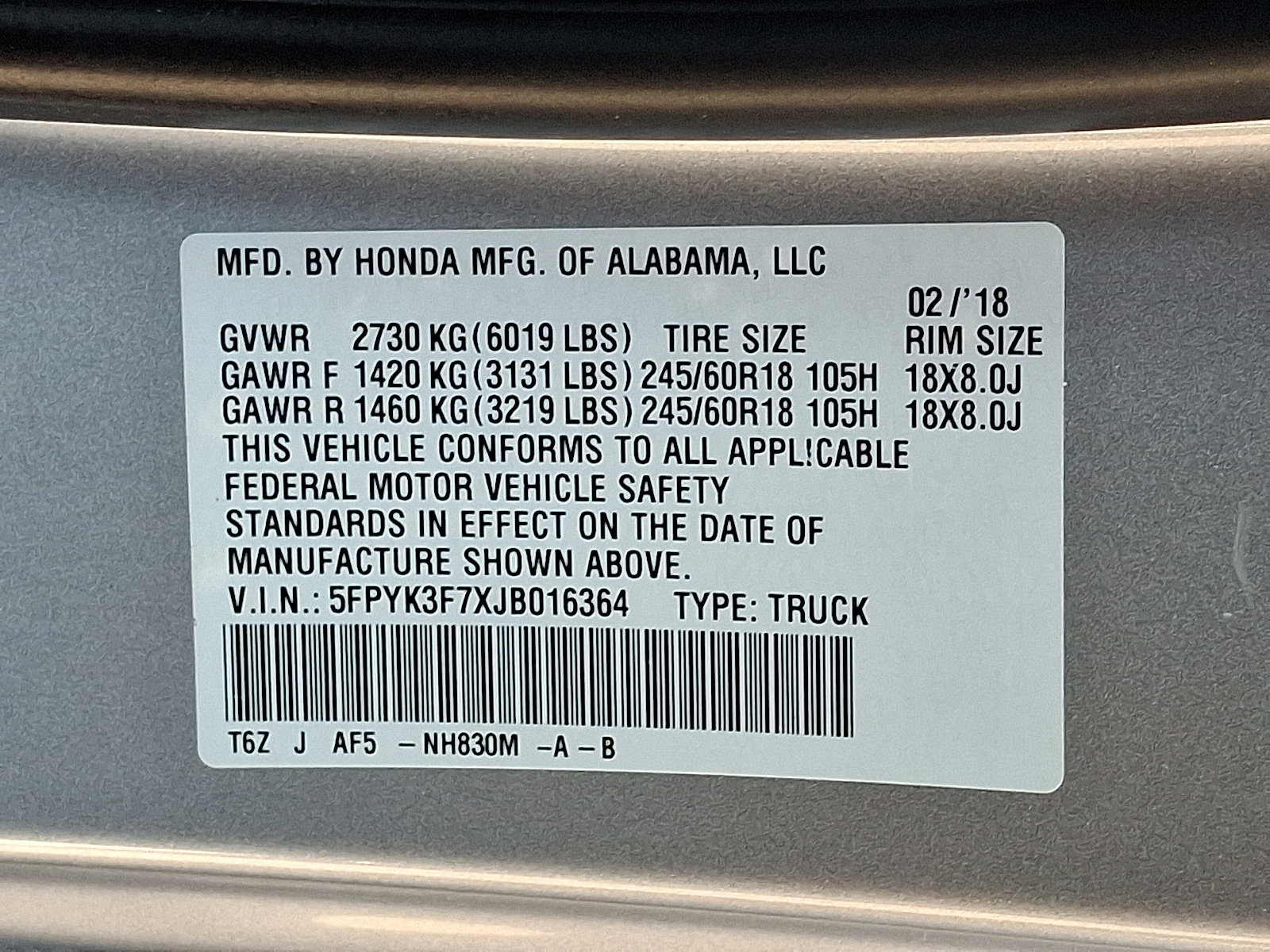 Used 2018 Honda Ridgeline RTL-E image 29