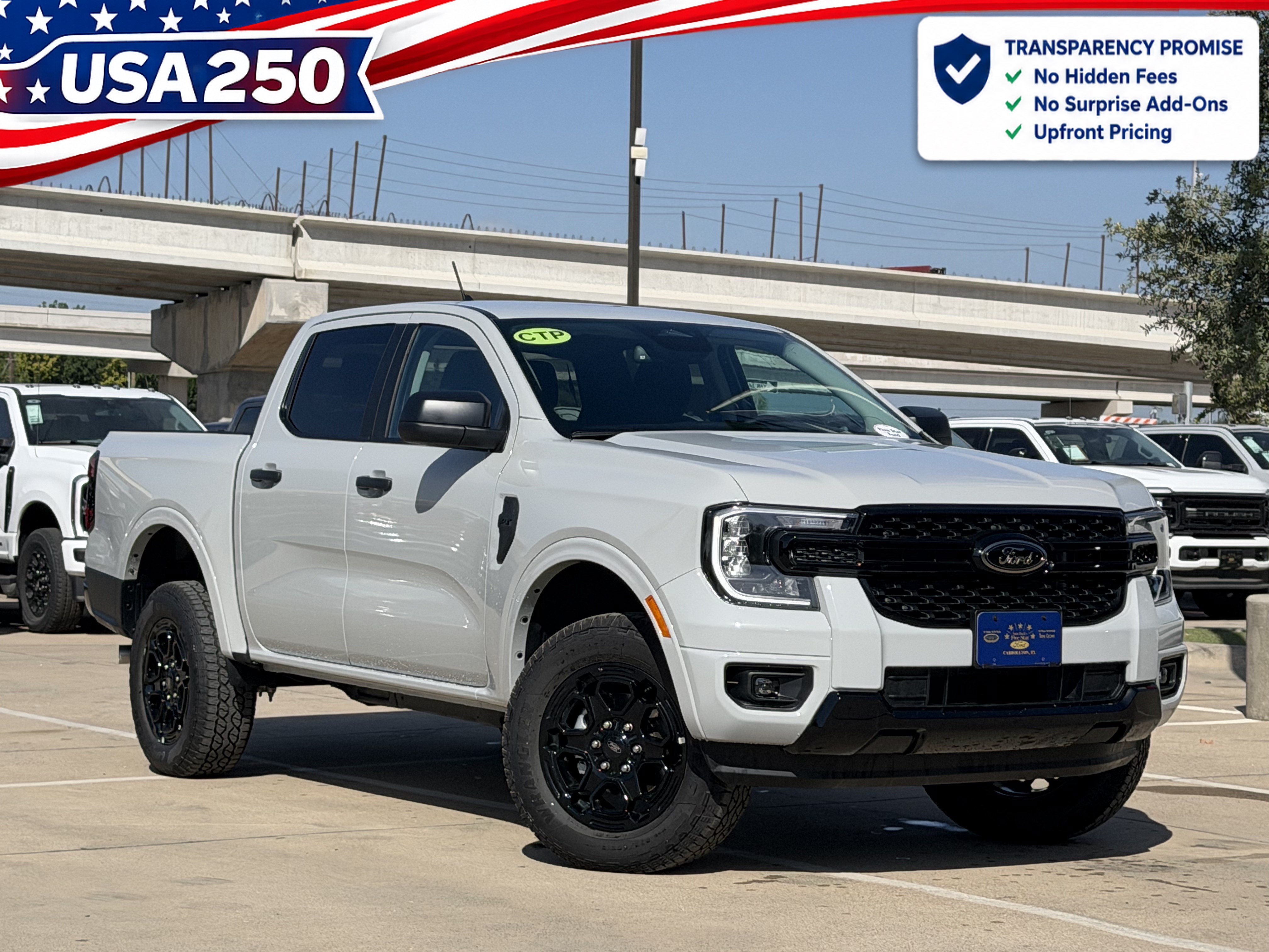 New 2026 Ford Ranger XLT w/ Black Appearance Package RWD image 2