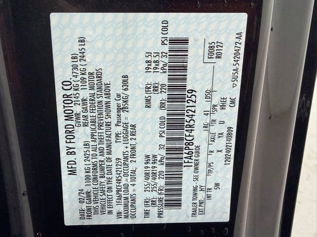 Used 2024 Ford Mustang GT Premium RWD image 24