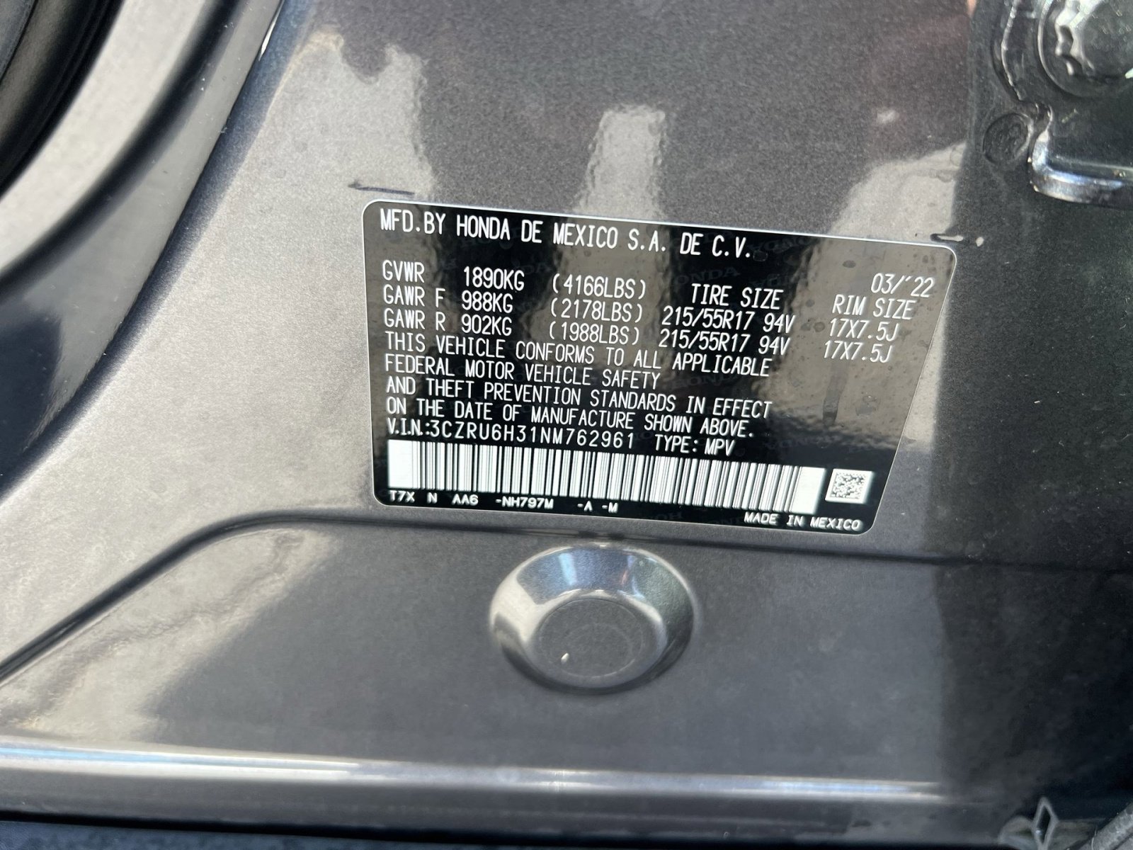 Used 2022 Honda HR-V LX image 26