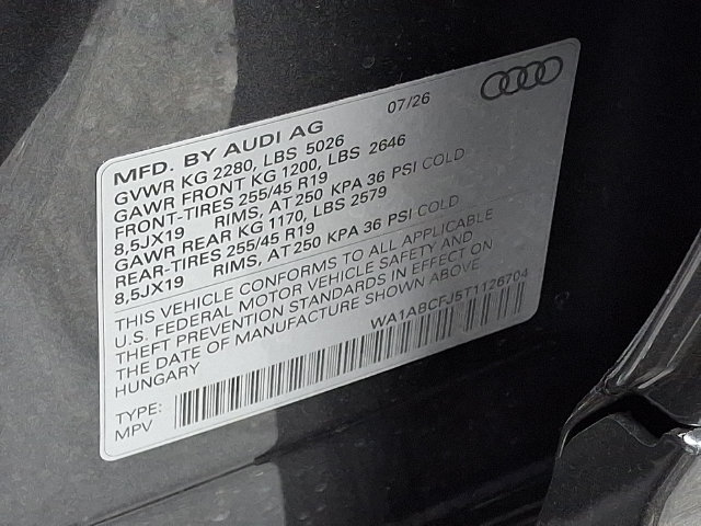 New 2026 Audi Q3 quattro 2.0T AWD/4WD image 19