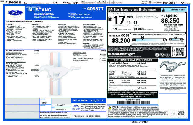 Certified 2024 Ford Mustang GT Premium RWD image 12