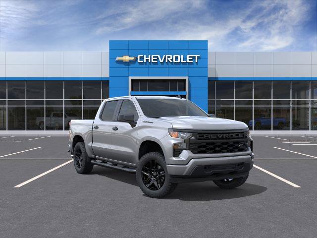 New 2026 Chevrolet Silverado 1500 Custom w/ Turbomax Blackout Package AWD/4WD image 1